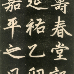赵孟頫楷书《寿春堂记》（上）-辽宁省博物馆