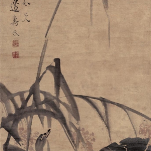 边寿民《芦雁图》立轴-北京故宫博物院藏