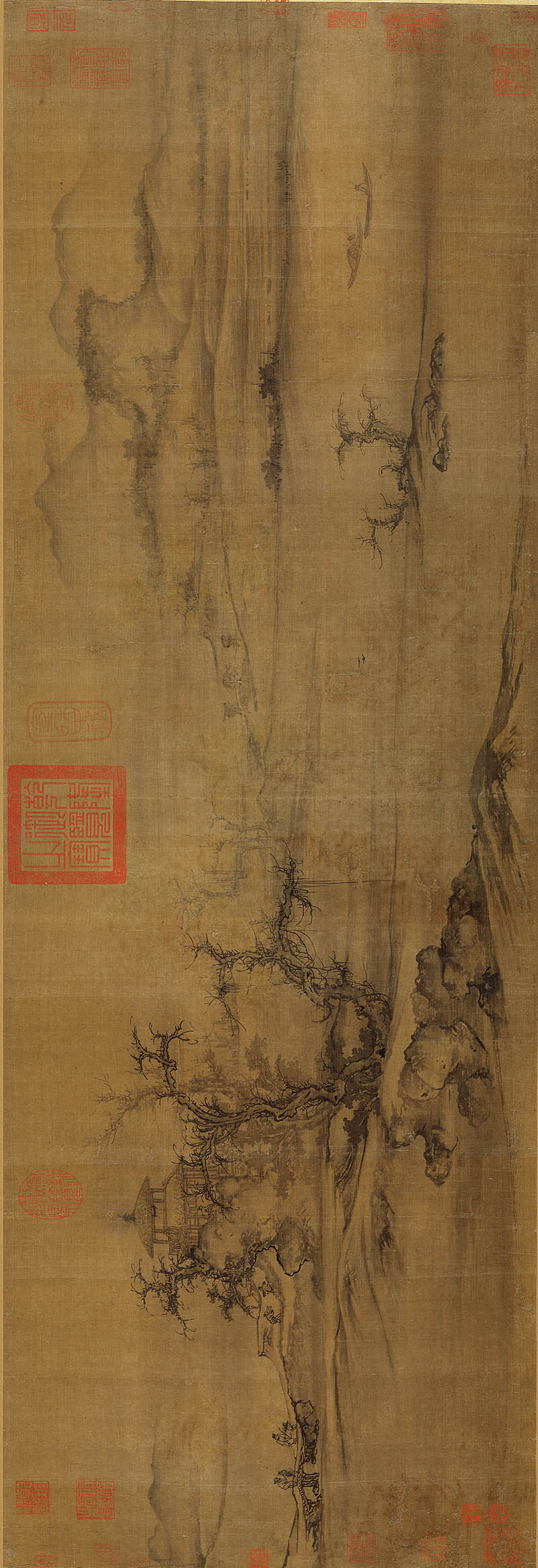 郭熙《树色平远图》-美国大都会美术馆藏(图17)