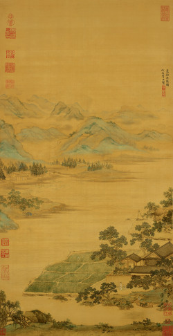 仇英《莲溪渔隐图》