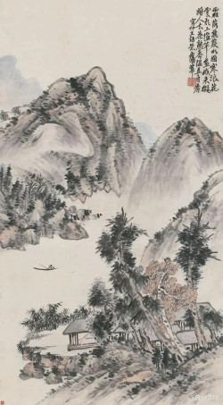 蒲华山水画39幅