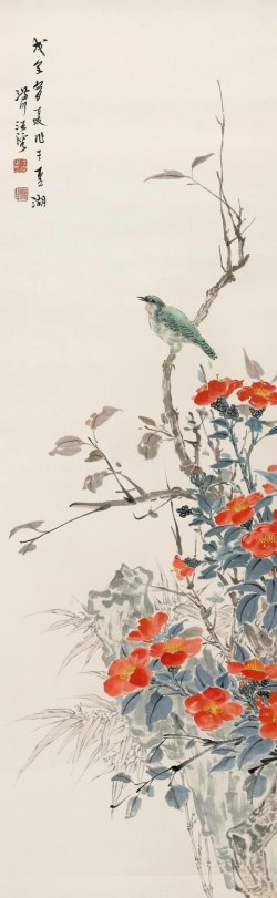 汪慎生花鸟画39幅